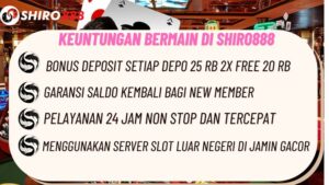 shiro888 bonus terbanyak 2024